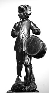 Trommeslager, 1638 (udskåret træ)