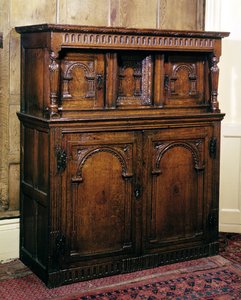 Entreskab, eg, ca.1600