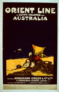 Orient Line plakat, ca. 1920