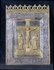 Pax, ca. 1500 (forgyldt træ)