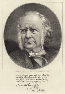 Afdøde pastor Thomas Guthrie