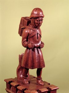 The Peddler of Swaffham, ca. 1462 (træ)
