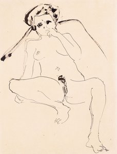 Liggende nøgen; Liggende nøgen, 1919
