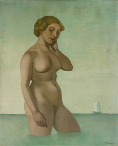 Nøgen med en fregat, 1916