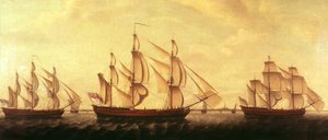 Tre Hudson Bay-skibe i Themsen