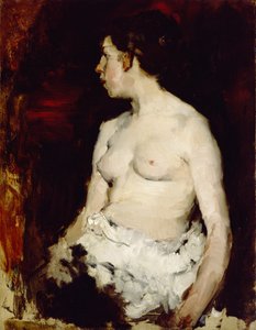 Siddende nøgen, ca. 1879
