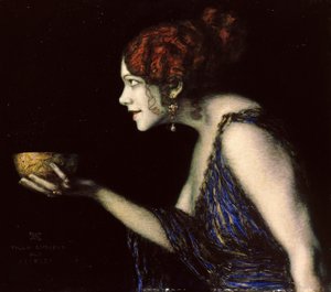 Tilla Durieux 1880-1971 som Circe, c.1913.