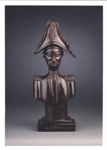 Buste af Jean-Jacques Dessalines (ca. 1758-1806) (træ)