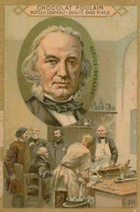 Claude Bernard, Chocolat Poulain handelskort