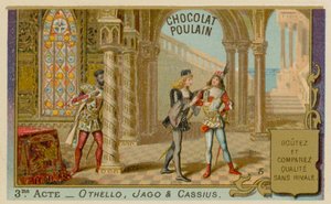Othello, Chocolat Poulain handelskort