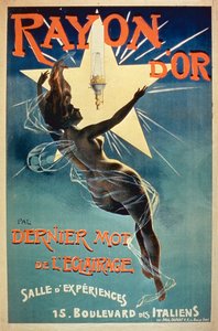 Plakatreklame Rayon dOr Lighting, Paris