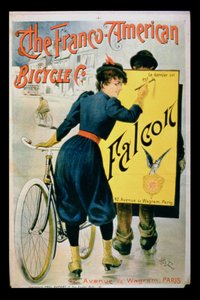 Plakatannoncering The Franco-American Bicycle Co., Paris