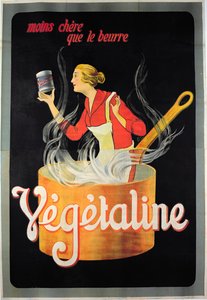 Plakat reklame for vegetabilsk margarine