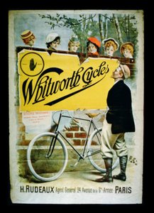 Plakatannoncering Whitworth Cycles, Paris