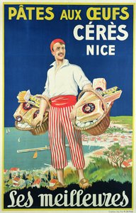 Plakat reklame for pasta lavet af Ceres