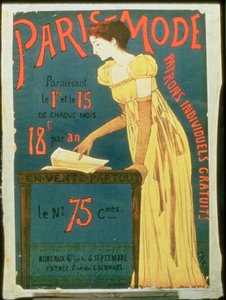 Plakatannonceringsabonnementer på Paris Mode Magazine