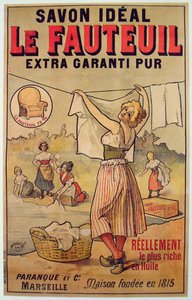 Plakat til Le Fauteuil sæbe