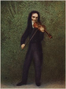 Portræt af Niccolo Paganini