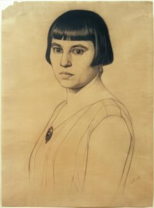 G.Scholz, portræt af Elisabeth Scholz