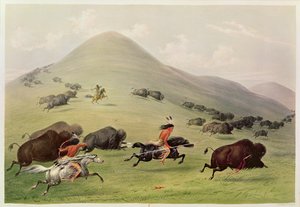 Bøffeljagten, ca. 1832