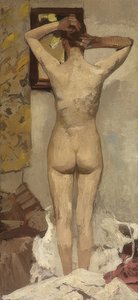 Stående nøgen. Omkring 1893