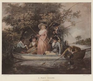 Et festfiskeri (chromolitho)