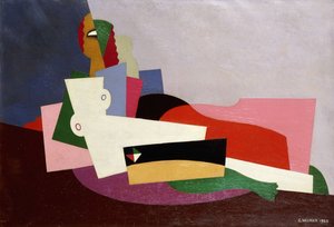 Nøgen tilbagelænet, 1923