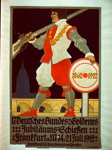 Det tyske forbunds guldjubilæumsplakat, 1912