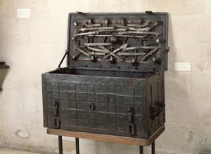 Havkiste fra Nürnberg (træ og metal)