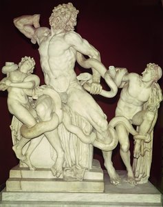 Laocoon, hellenistisk original, 1. århundrede (marmor)