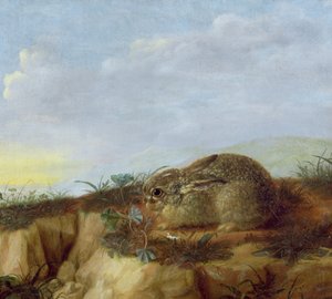 En Hare i et Landskab
