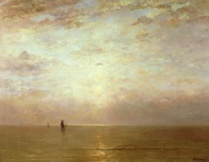 Solnedgang, ca. 1887