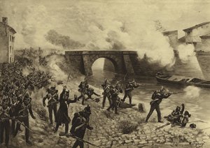 Slaget ved Toulouse, 1814 (dybtryk)
