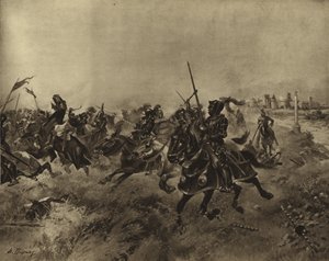 Battle of the Spurs, 1513 (dybtryk)