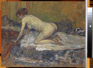 Rødhovedet nøgen på hug, 1897