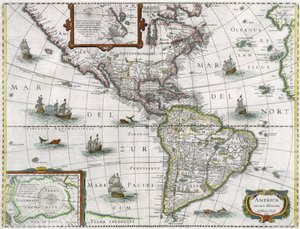Kort over Amerika, 1631