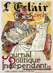 LEclair: Political Journal Independent Poster, 1897