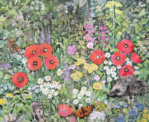 Pindsvin blandt blomsterne