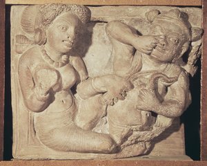 Gynaeceum Scene, fra Mathura, Uttar Pradesh