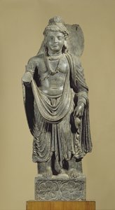 Maitreya, Gandhara (grå skifer)