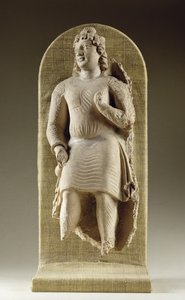 Stående ungdom eller Maitreya, Gandhara (stuk)