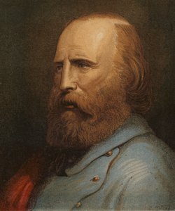 Portræt af Giuseppe Garibaldi