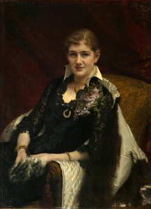Portræt af Y.A. Voeykova, 1882