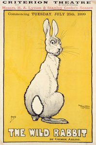 The Wild Rabbit plakat, 1899