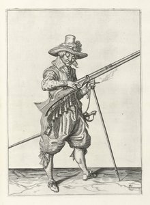Musketer på vagt, ca.1600