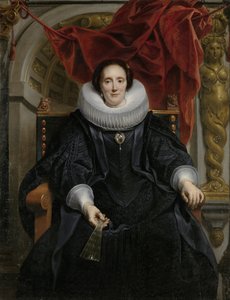 Portræt af Catharina Behaghel, 1635