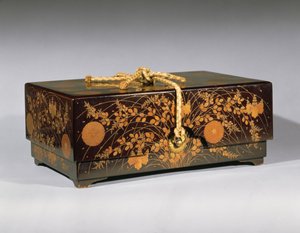 Ryoshibako dokumentæske (lak og guld maki-e)