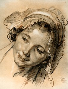 Hovedstudie af en pige