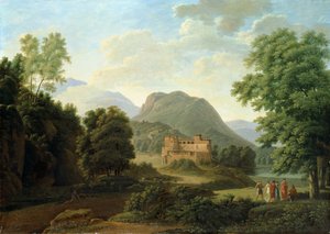 Toscansk landskab, 1827