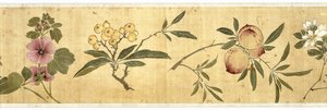Et hundrede blomster, 1929 (farve på silke)